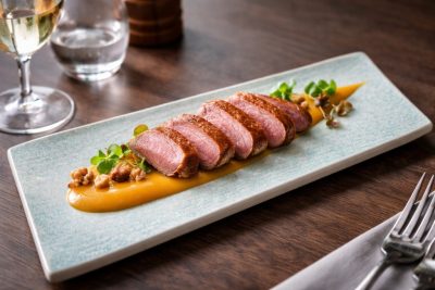 Acquac trapéz tányér, 36,5x15,5 cm, kőporcelán