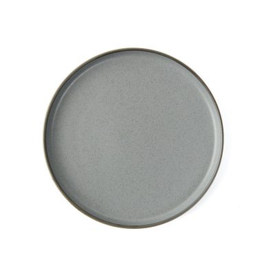 Granito lapostányér, 20 cm, 440 ml, magas peremű, alumina porcelán