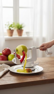 Handy Almahámozó és Szeletelő - Tekerős Kézi Almafeldolgozó