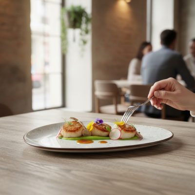 Arena lapostányér, 27x18 cm, kemény porcelán