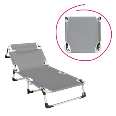 Kerti nyugágy, szürke/bézs, BOVRY