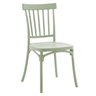 Rakásolható szék, olívazöld, SAZEN NEW