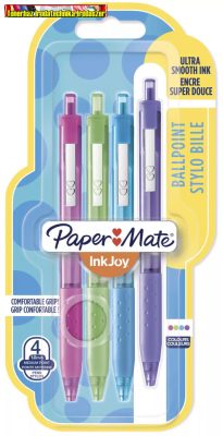 PAPER MATE - INKJOY 300RT NYOMÓGOMBOS GOLYÓSTOLL KÉSZLET COLOR - 4szín/cs 1956570