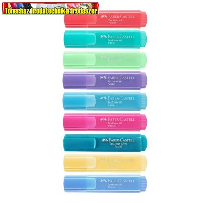 Faber-Castell Szövegkiemelő pastel vágott hegyű kül. színben (1546)(pasztell)