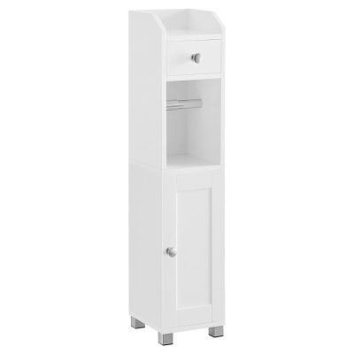Fürdőszoba szekrény, 20 x 76,7 x 18 cm, fehér