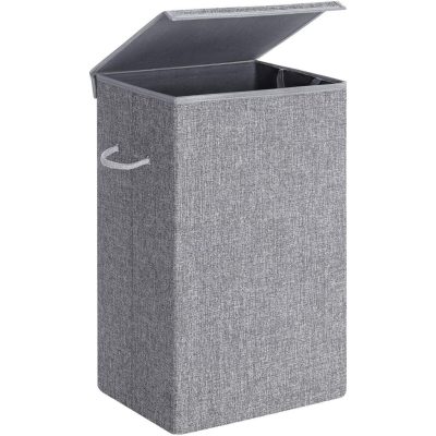 Szennyeskosár, ruhakosár mágneses fedéllel és fogantyúval 85l