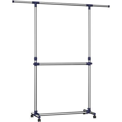 Állítható ruhatartó állvány, akasztósínes állvány