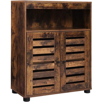 Fürdőszobai szekrény, tárolószekrény, rusztikus stílusú, 60 x 30 x 80 cm