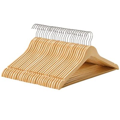Fából készült fogasok, 30 darabos készlet, natur
