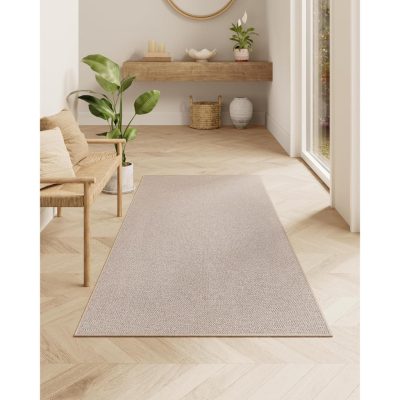 Szőnyeg, 80 x 150 cm nappali szőnyeg, csúszásmentes szőnyeg, tevebarna