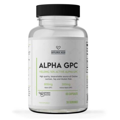 ALPHA GPC - Agyserkentés & Növekedési Hormon Fokozás - 60 Kapszula - Supplement Needs