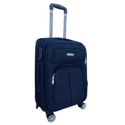 Rodosz fekete L feladható 20-32 kg bőrönd