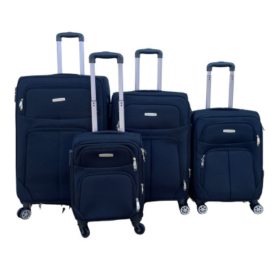 Rodosz fekete bőrönd szett