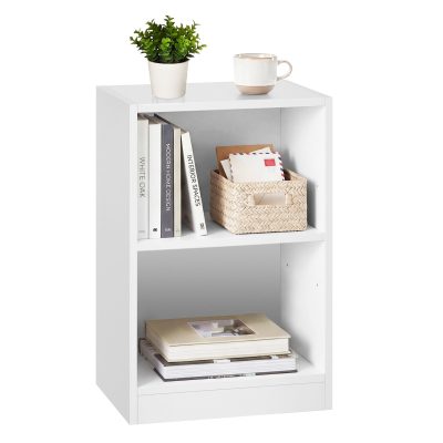 CUSTOS nyitott rekeszes éjjeliszekrény, állítható polccal, felhőfehér