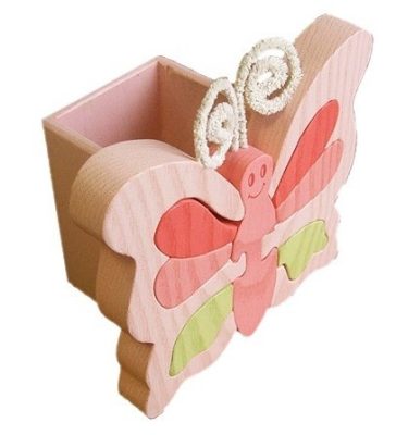 Pillangó rózsa ceruzatartó