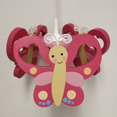 Pillangó csillár, pink