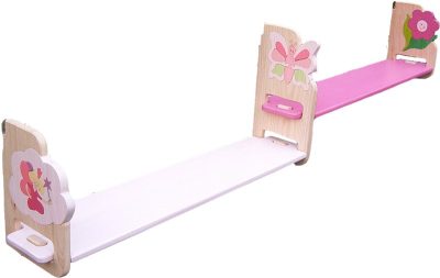 Dupla fali polc válaszható mintával, színes polclappal, 3 méretben