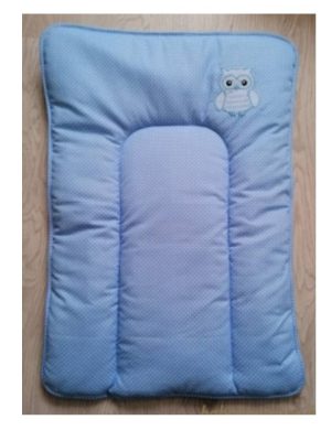 Pelenkázó lap - Lulu bagoly, kék pettyes