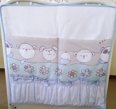 Zsebes tároló - Virágálom , kék