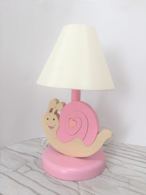 Csiga éjjeli lámpa, málna