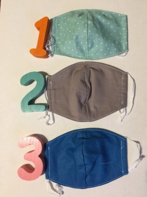 Textil szájmaszk gyermekeknek JUNIOR méretben