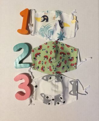 Textil szájmaszk gyermek méretben