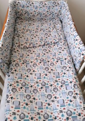 3 részes babaágynemű szett - Dzsungel csapat, szürke