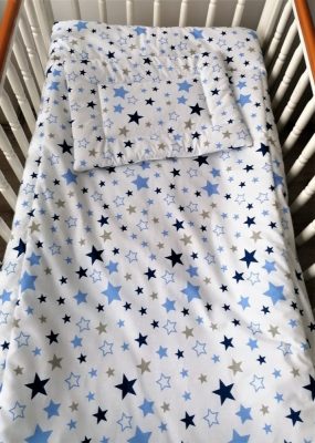 2 részes babaágynemű szett - BLUE STAR