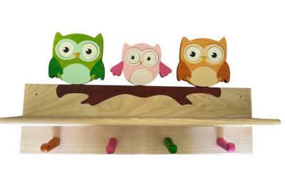 Polcos fogas fából, natúr hátlappal