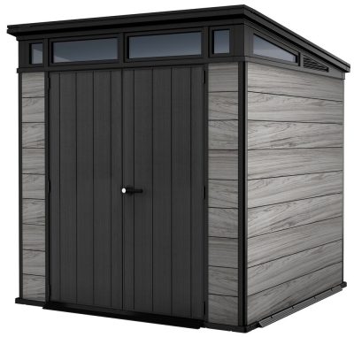 Keter PENT SIGNATURE 7×7 kerti fészer – DECOCOAT, 4,7 m², Storm Grey