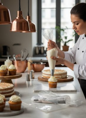Átlátszó fehér szuper erős 55 cm-es eldobható, 20 db/csomag
