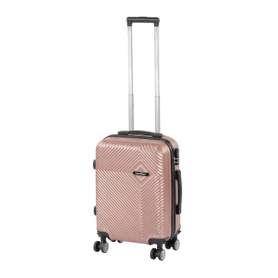 TraveLux Pro kézipoggyász keményfedeles levehető kerékkel 40x30x20 cm rosegold