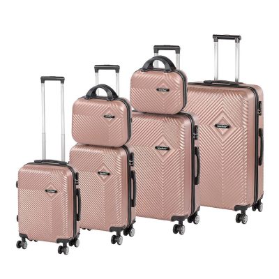 TraveLux Pro XXXXXIV gurulós bőrönd szett rosegold