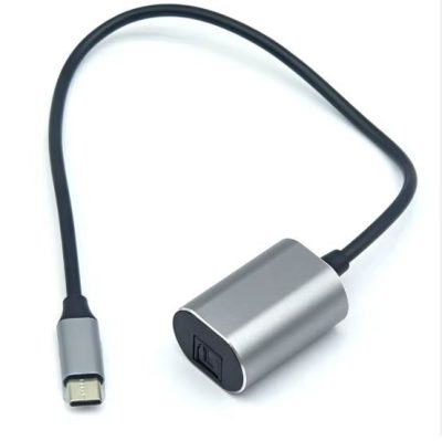 optikai audió kábel USB C → TOSLINK csatlakozó