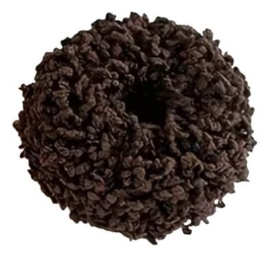 Hair Power plüss hajgumi, sötétbarna