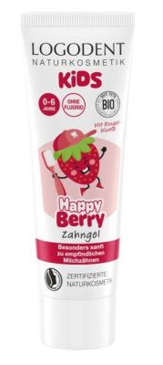 Logona „Happy berry” gyermekfogkrém, 75 ml