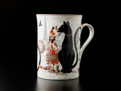 Cicás Kávés bögre díszdobozban