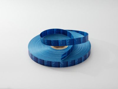 Kék csíkos szalag 19 mm széles