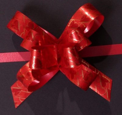 Masni mintás 19 mm 20 db/csomag piros sokszív