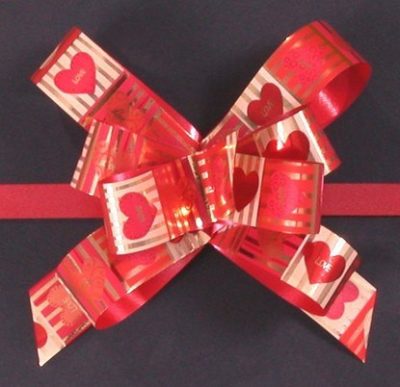 Masni mintás 19 mm 20 db/csomag piros szív