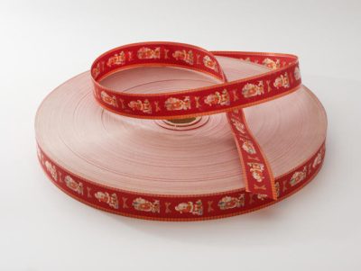 Piros Mikulás szalag 31 mm széles