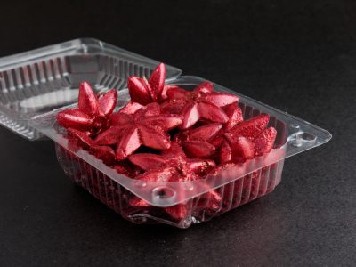 Úszó csillag gyertya 15 db-os piros