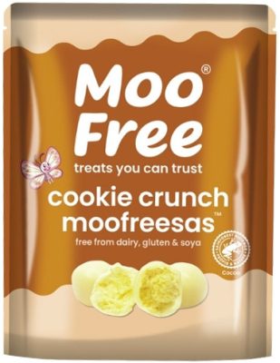 Moo Free - Choccy Rocks - Cookie Crunch Rizs golyók 65g