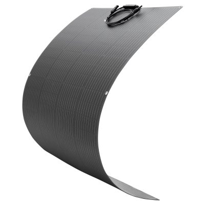 Félig flexibilis monokristályos napelem 200W MC4 csatlakozóval IP67 hajlítható napelem ívelt felületekhez