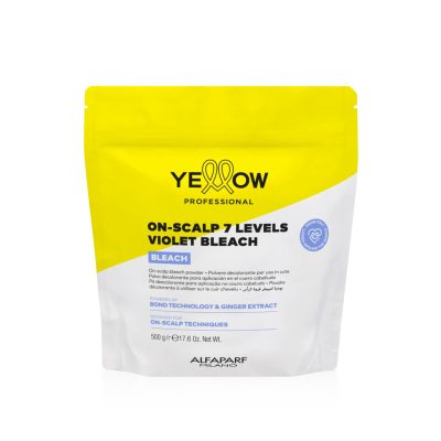 Yellow Bleach On-Scalp 7 Levels Violet szőkítőpor, 500 g