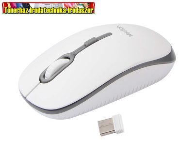 MEETION WIRELESS EGÉR MT-R547 WHITE+GRAY (vezeték nélküli egér)