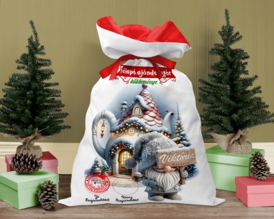 Névre szóló Mikulás Zsák Manós 20x30 cm - saját névvel kérhető
