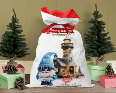 Névre szóló Mikulás Zsák Manós 20x30 cm - saját névvel kérhető