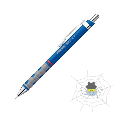 Rotring Tikky nyomósírón 0,7 mm - kék test