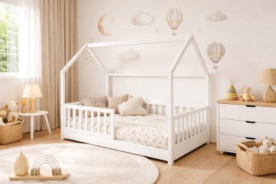 Timba házikó ágyikó fehér